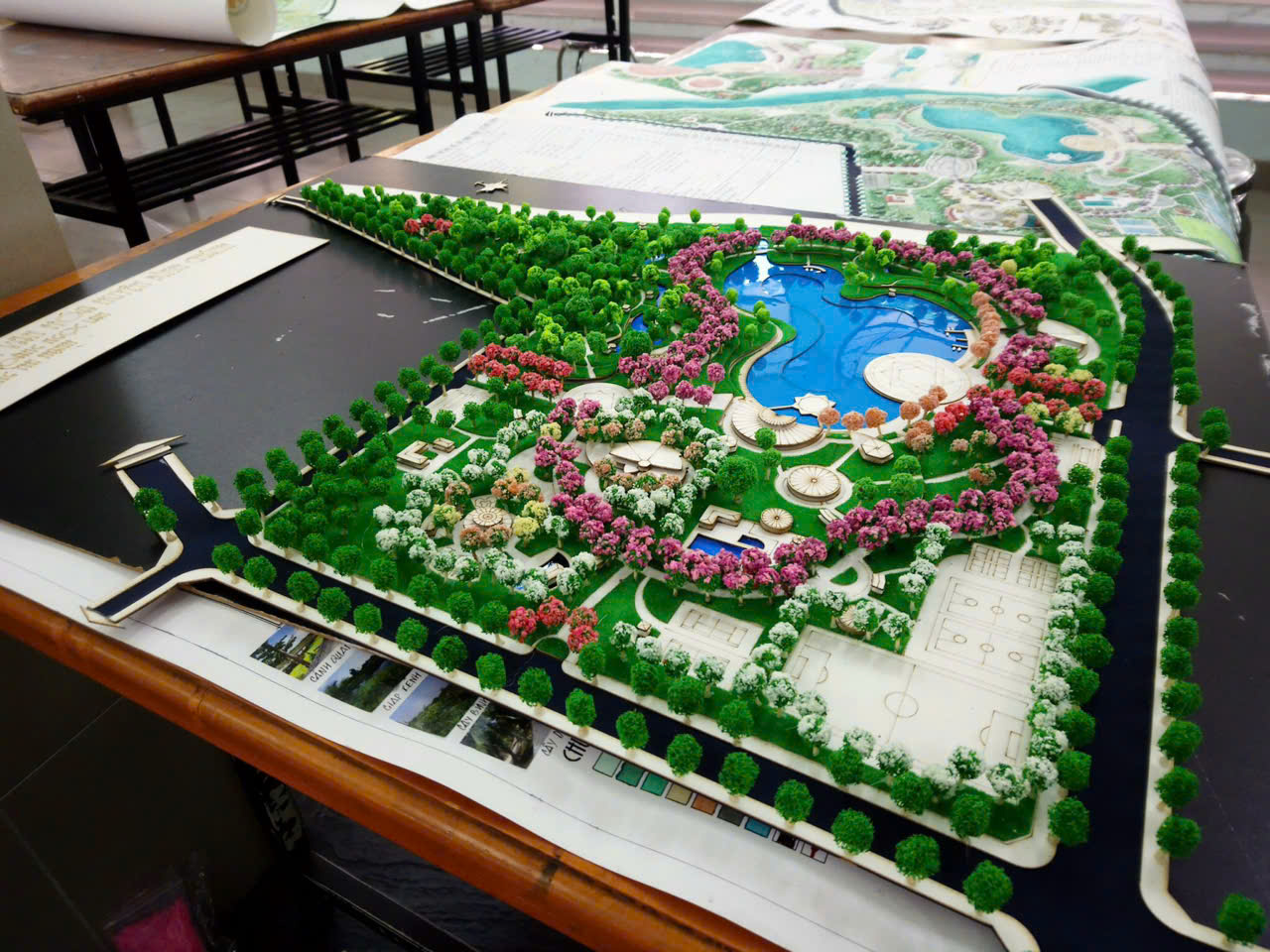 Mô hình biệt thự acrylic trong suốt